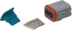 Connecteur étanche série DT femelle 8 voies en kit - lot de 10 pcs
