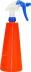 Pulvérisateur à gâchette 750ml orange avec joint viton - lot de 6 pcs