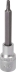 Douille tournevis 1/2" avec embout 100mm Torx® alésé TT25