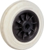 Roue nylon et caoutchouc gris alésage rouleaux D.125mm