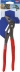 Pince multiprise entrepassée avec bouton poussoir Cobra® effilée 250mm - carte