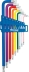 Clés Torx® alésées extra longues de TT10 à TT50 - étui de 9 pcs