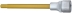 Douille tournevis extra-longue 1/2" embout 140mm hexagonal 7mm