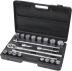 Coffret de douilles 3/4" 6 pans - 21 pcs
