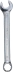 Clé mixte de 22mm tête polie - carte