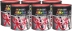 Peinture antirouille RAL 3000 rouge - lot de 6 pots de 750ml