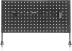 Panneau vertical perforé - 830x390mm