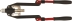 Pince à riveter 510mm pliante gainée PVC - coffret PVC