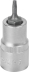Douille tournevis 1/2" avec embout 55mm Torx® T15
