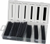 Gaine thermorétractable 100mm 2:1 noire - Présentoir de 6 coffrets de 100 pcs