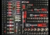 Servante d'atelier 8 tiroirs composée de 320 outils - modules métal