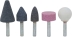 Meule sur tige 6mm - blister de 5 pcs