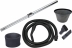 Aspirateur eau et poussières 30L 230V 1200W cuve inox / flexible 2m