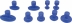 Ventouses pour réf. 71471 - sachet de 9 pcs