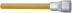 Douille tournevis extra-longue 1/2" avec embout 140mm hexagonal 11mm