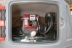 Cuve de stockage gasoil PEHD 5000L DP avec armoire intégrée pour station à gasoil 230V 60 l/min et pistolet automatique/compteur/filtre et enrouleur tuyau automatique 8m