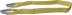 Elingue plate avec boucles 90mm 3T 1m jaune