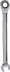 Clé mixte droite à cliquet de 8mm 72 dents - carte