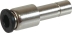 Raccord instantané métallique droit réduction 6-8mm - lot de 10 pcs