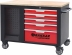 Servante d'atelier 10 tiroirs composée de 176 outils - modules finition carbone