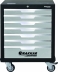 Servante d'atelier 7 tiroirs composée de 176 outils - modules finition carbone