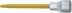 Douille tournevis extra-longue 1/2" embout 140mm hexagonal 6mm