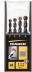 Coffret PVC de 8 forets béton queue cylindrique Ø3-4-5-6-7-8-9-10mm