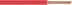 Câble rigide H07V-U rouge 2,5mm² 10m