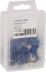 Cosse à oeil isolée bleue M6 - lot de 100 pcs