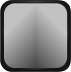 Coupelle de rétroviseur extra grand angle incassable 200x200mm fixation 16/46mm
