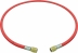 Flexible F1/4" / F1/4" SAE droit rouge 3m