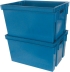 Bac de rangement bleu 20L 390x290x230mm