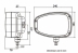 Phare avant LED 12/24V 5 fonctions avec clignotant droit homologué sur route