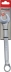 Clé mixte de 18mm tête polie - carte