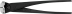 Tenaille russe 250mm démultipliée noire tête polie capacite 3,3mm