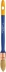 Pinceau rond à rechampir acrylique 18mm N°0 - lot de 12 pcs