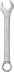 Clé mixte de 38mm tête polie - carte