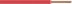 Câble rigide H07V-U rouge 1,5mm² 10m
