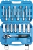 Outils de démontage de têtes d'amortisseurs - coffret de 18 pcs