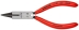 Pince à becs ronds avec tranchant (Dureté environ 60 HRC) - 130mm - Gainage PVC