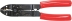 Pince à sertir 230mm cosse isolée et non isolée gainée PVC - carte