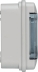 Coffret modulaire vide étanche pour 1 rangée de 8 modules 188x267x117mm