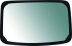 Coupelle de rétroviseur 245x160mm fixation 14/20mm - blister de 1 pc