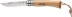 Couteau N°8 vernis naturel avec lien en cuir