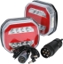 Kit de signalisation arrière LED 12V magnétique WIFI - lot de 10 pcs
