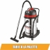 Aspirateur eau et poussière 50L 230V 1200W cuve inox basculante/prise électroportatif