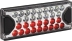 Feu arrière LED 12/24V 2 fonctions antibrouillard/recul