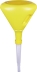 Entonnoir droit anti-éclaboussure 250mm avec flexible plastique et filtre