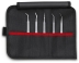 Lot de 5 pinces brucelles smd en trousse tissu