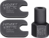 Jeu d'adaptateurs pour vis de serrage sur essieu multi direction VW/AUDI - lot de 3 pcs